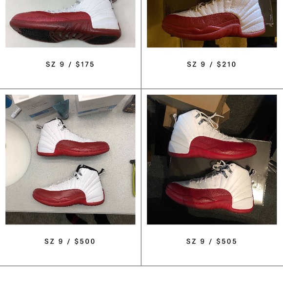 Jordan 12 cherry 2009 - Picture 3 of 4